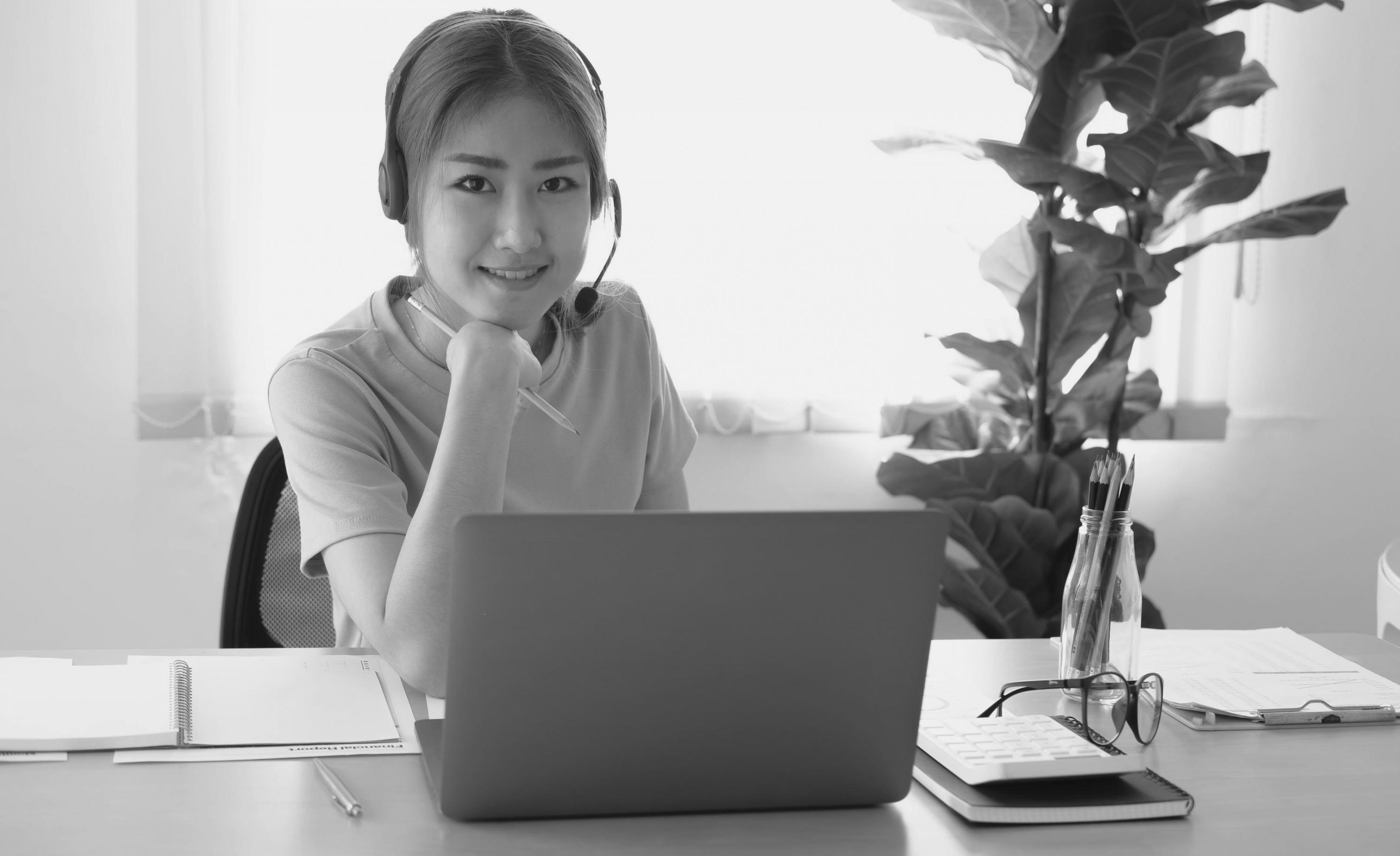Professional meditation workspace environment